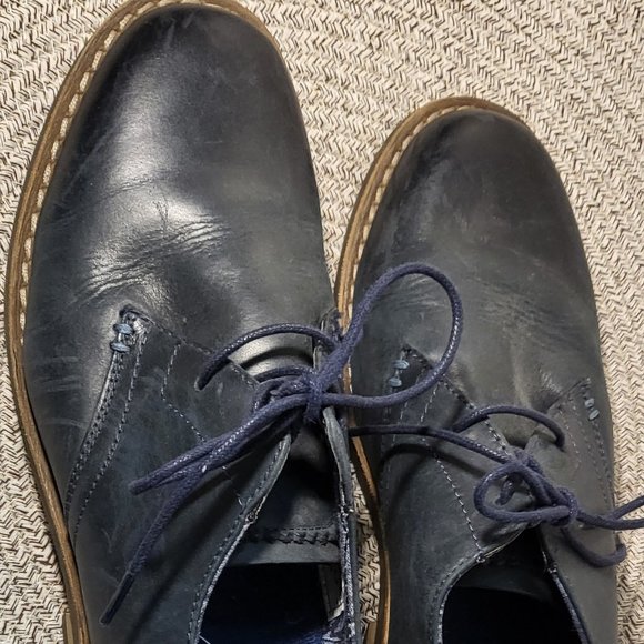 Original Penguin - Navy - Leather Men\'s Low cut Chukka, Size 8 (B4) main image 4